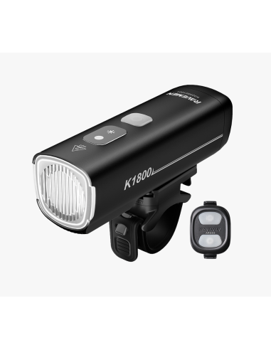 Lampe avant RAVEMEN K1800 / Route-Gravel-VTT intelligente